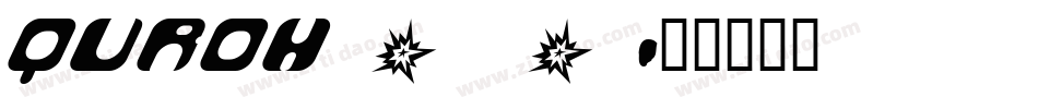 QUROH_0字体转换