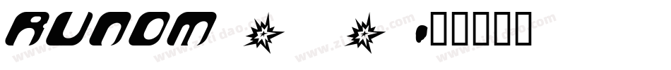 RUNDM_0字体转换