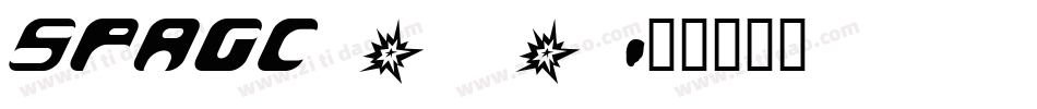 SPAGC_0字体转换