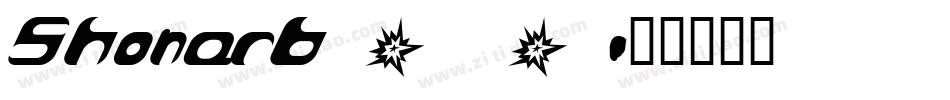 Shonarb_0字体转换