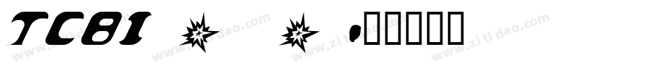 TCBI_0字体转换