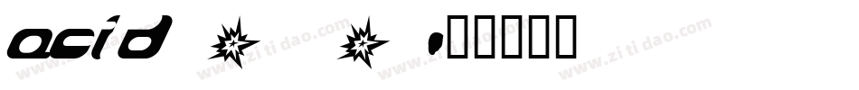 acid_0字体转换
