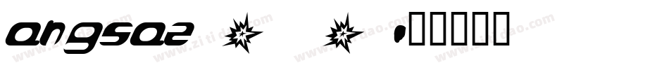 angsaz_0字体转换