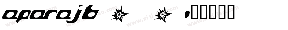 aparajb_0字体转换