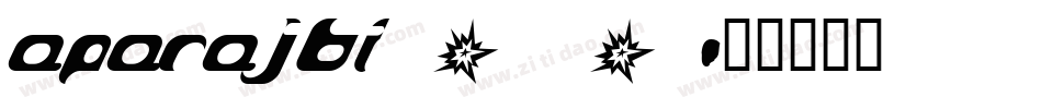 aparajbi_0字体转换