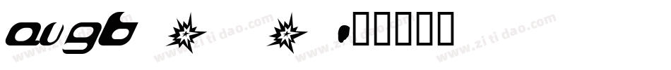 avgb_0字体转换
