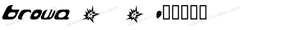 browa_0字体转换
