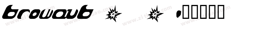 browaub_0字体转换