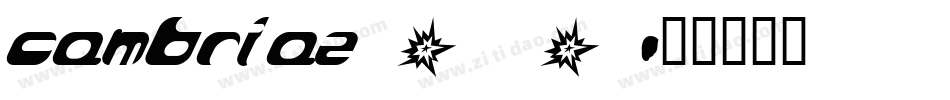 cambriaz_0字体转换