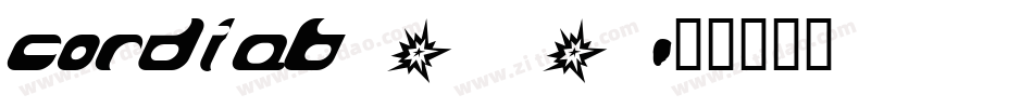 cordiab_0字体转换