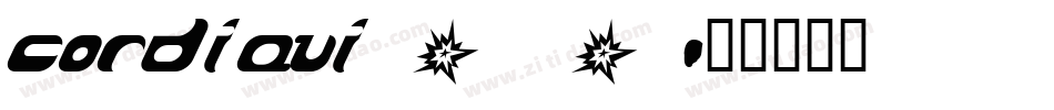 cordiaui_0字体转换