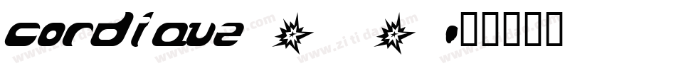 cordiauz_0字体转换