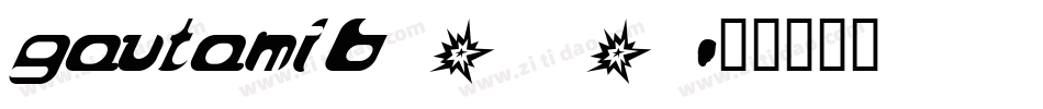 gautamib_0字体转换
