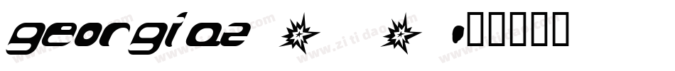 georgiaz_0字体转换