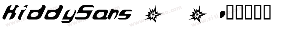 kiddySans_0字体转换