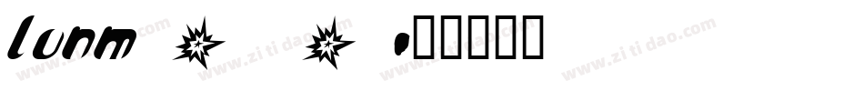 lvnm_0字体转换