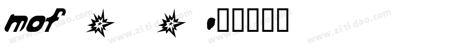 mof_0字体转换