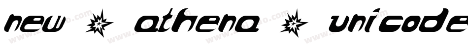 new_athena_unicode_0字体转换