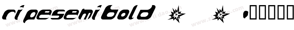 ripesemibold_0字体转换
