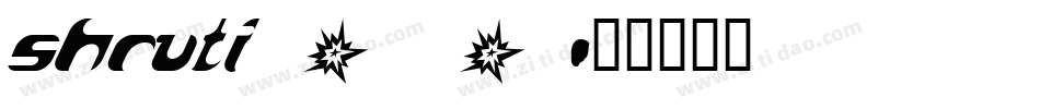 shruti_0字体转换