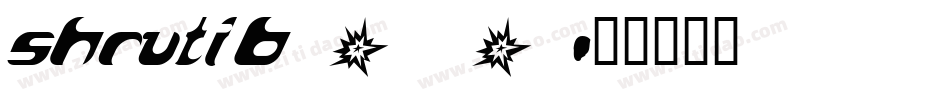 shrutib_0字体转换