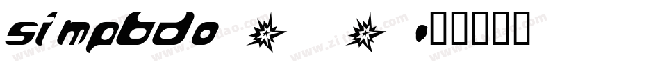 simpbdo_0字体转换