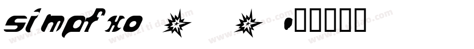 simpfxo_0字体转换