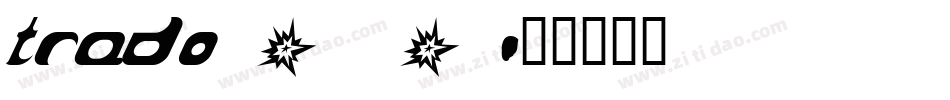 trado_0字体转换