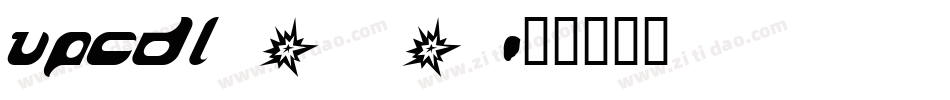 upcdl_0字体转换