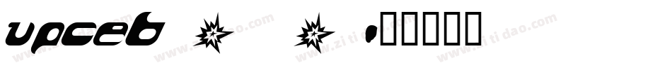 upceb_0字体转换
