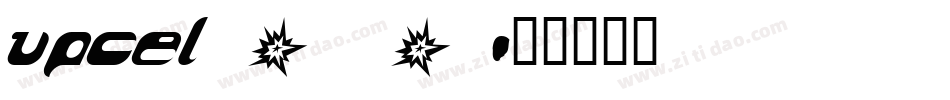upcel_0字体转换
