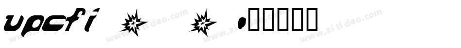 upcfi_0字体转换