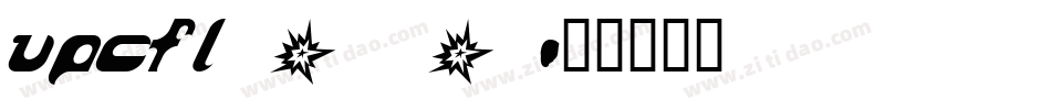 upcfl_0字体转换
