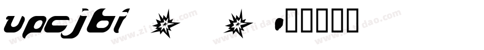 upcjbi_0字体转换