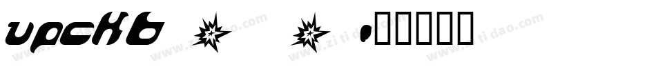 upckb_0字体转换