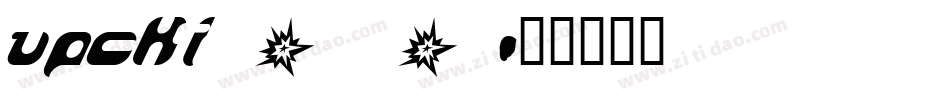 upcki_0字体转换
