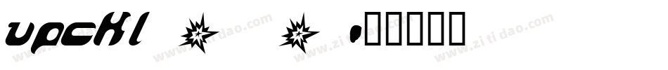 upckl_0字体转换