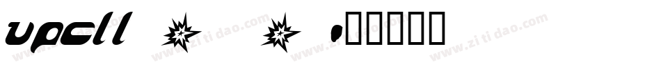 upcll_0字体转换