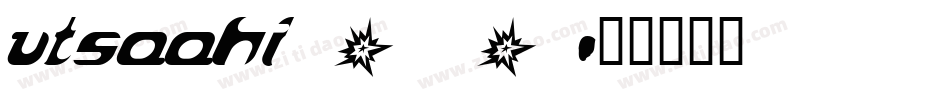 utsaahi_0字体转换