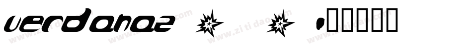 verdanaz_0字体转换