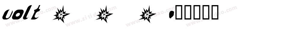 volt__0字体转换
