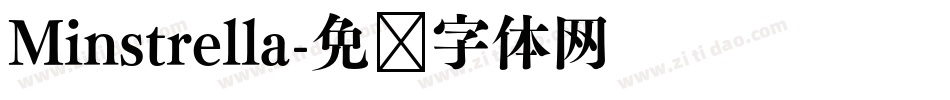 Minstrella字体转换
