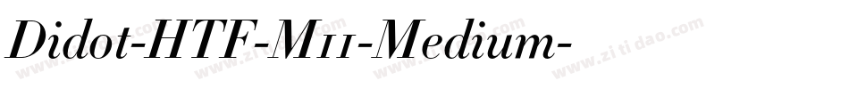 Didot-HTF-M11-Medium字体转换