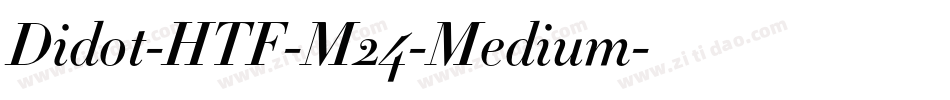 Didot-HTF-M24-Medium字体转换