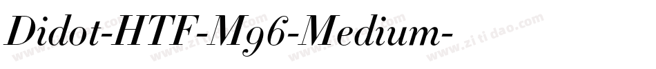 Didot-HTF-M96-Medium字体转换