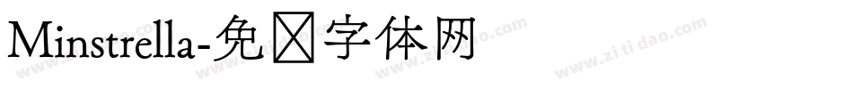 Minstrella字体转换