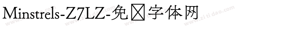 Minstrels-Z7LZ字体转换