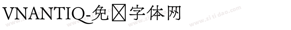 VNANTIQ字体转换