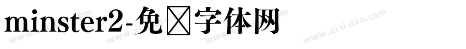 minster2字体转换
