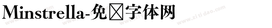 Minstrella字体转换